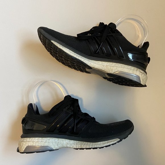 Adidas Womens Energy Boost 3 AQ1869 Black Low Top Lace Up Running Shoes Size 7.5 - Picture 3 of 11